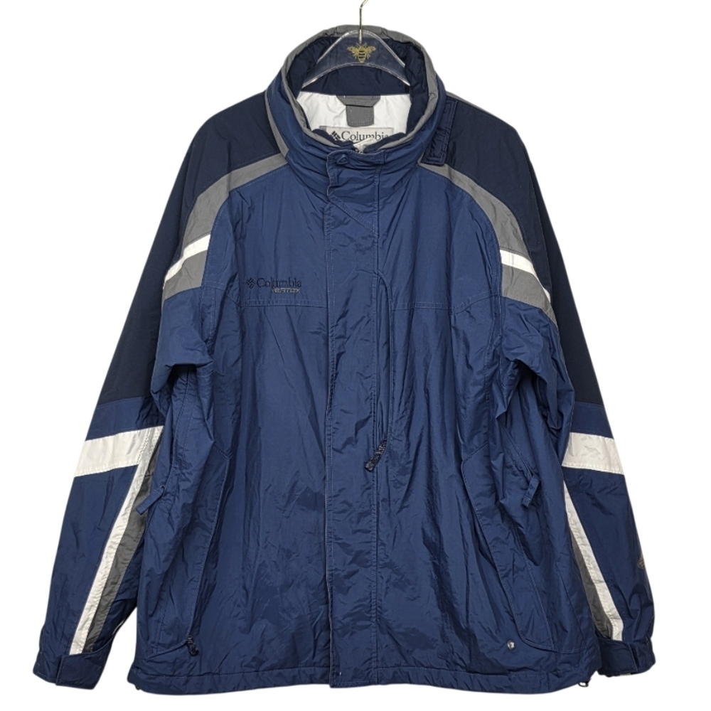 Columbia Men's Interchangable, Core, Vertex, Navy & Gray Jacket wHoodie Sz XL